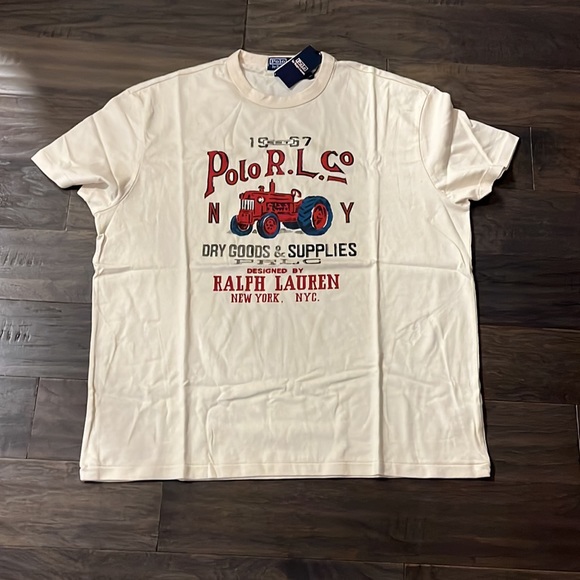 Polo Country Ralph Lauren Tractor Dry Goods RL CO. T Shirt new Mens XL Classic